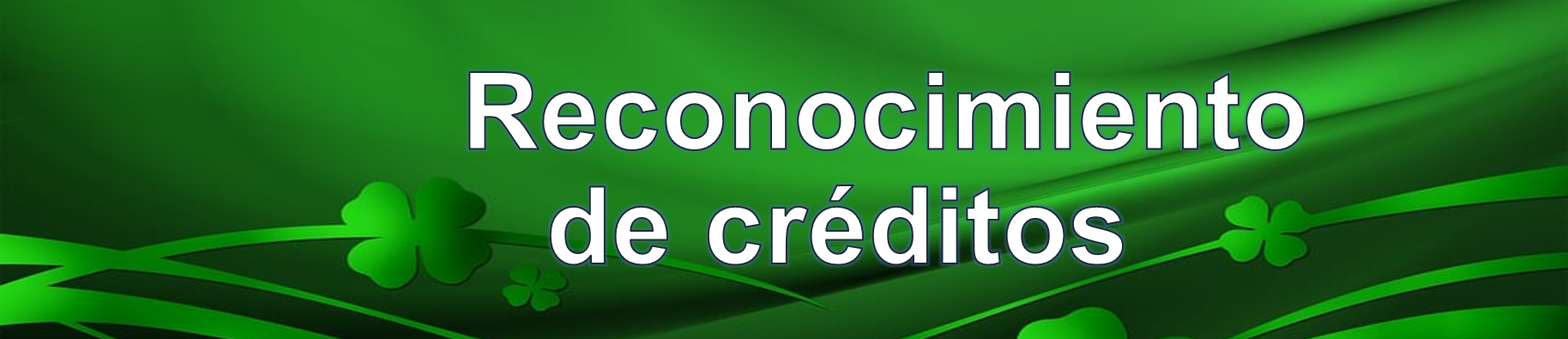 Reconocimiento de créditos