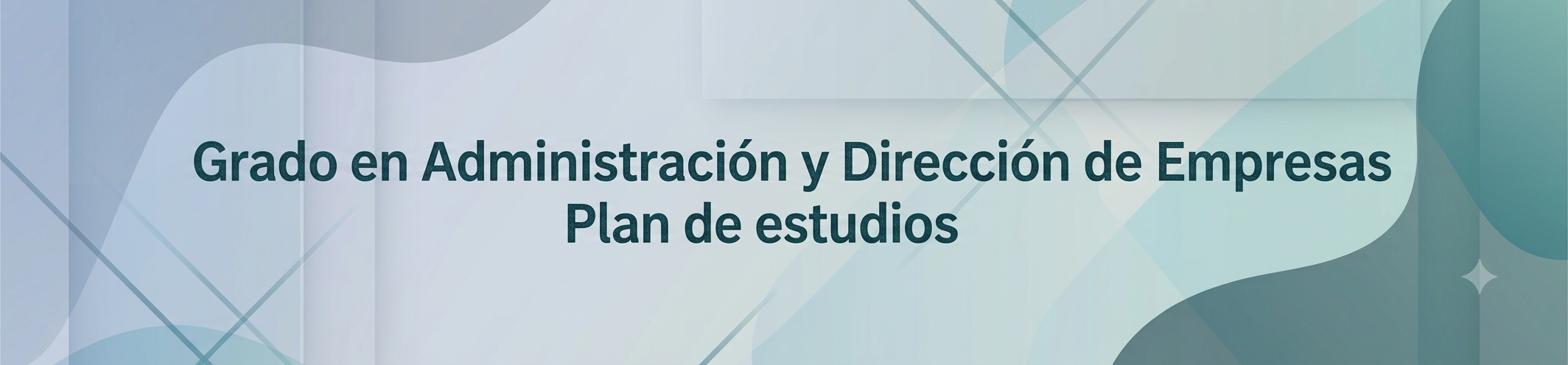 Plan de estudios