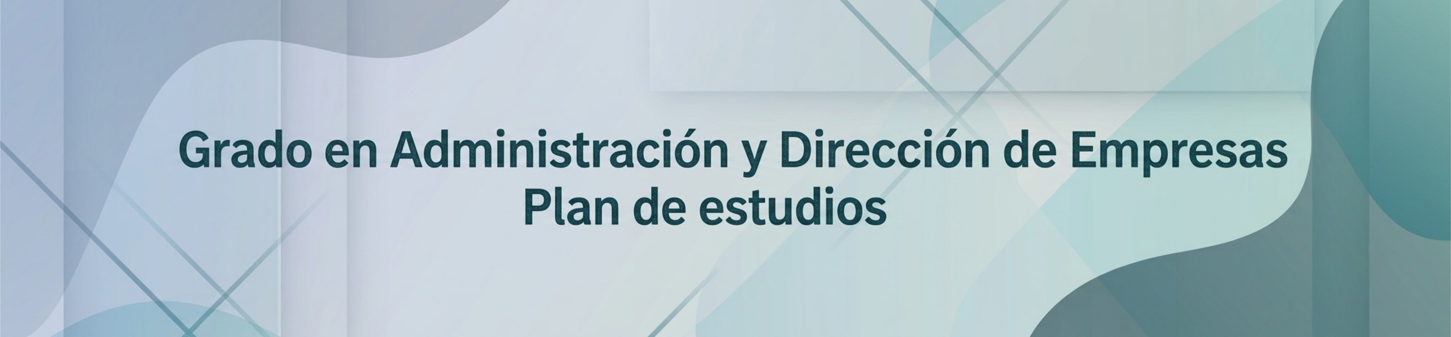 ADE Plan de estudios