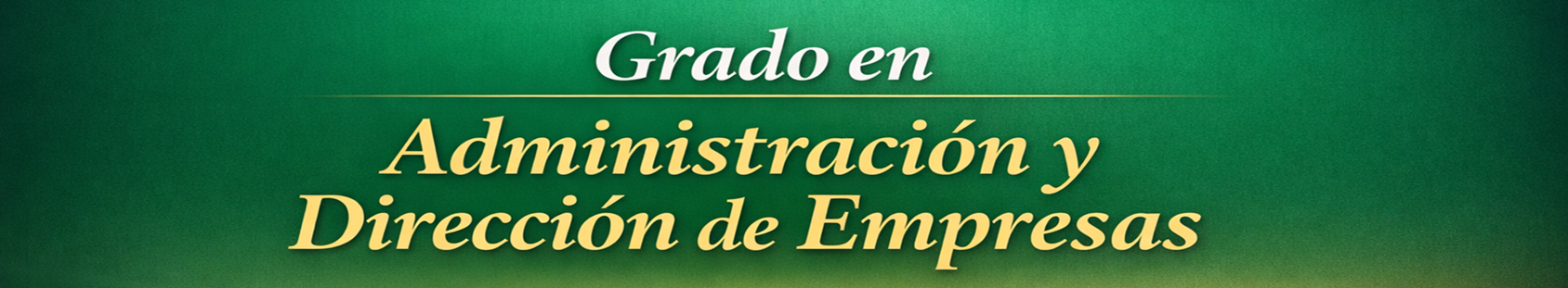 Grado en ADE