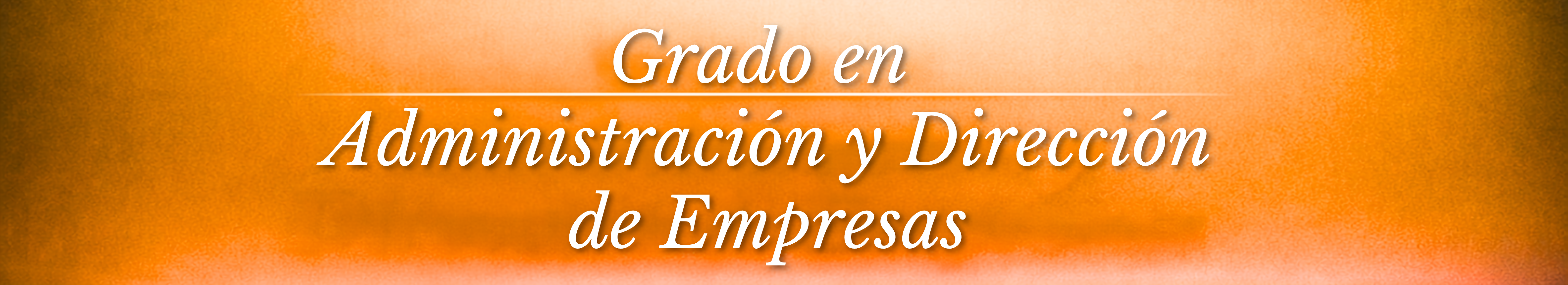 Grado en ADE