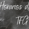 Horario defensas TFG febrero