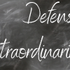 Defensa extraordinaria TFM