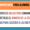 Instrucciones para la comunicación del número de la Seguridad Social para alumnado con prácticas