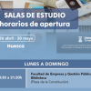 Horario sala de estudios