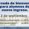 Jornada de bienvenida