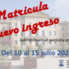 Matrícula nuevo ingreso