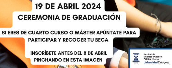 Apúntante para participar en el acto de graduación 2024