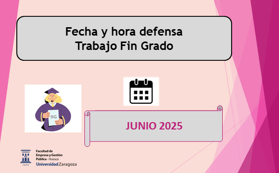 Fecha y hora defensa TFG 