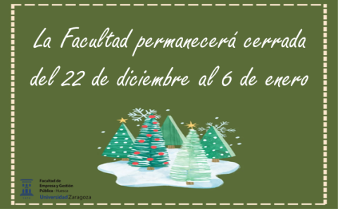 Cierre por navidad